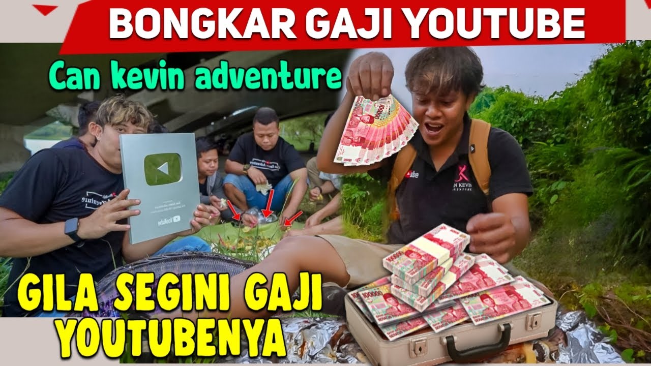 Nih Segini Gaji YouTube Can kevin adventure 🤑💵💸