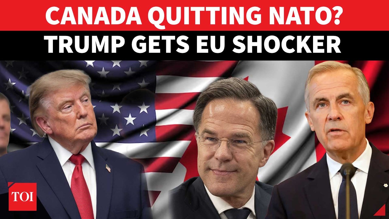 &lsquo;TRUMP PUSHES CANADA OUT OF NATO?&rsquo;: Mark Carney Drops Stunning Europe Bomb Amid Tariff War | Watch