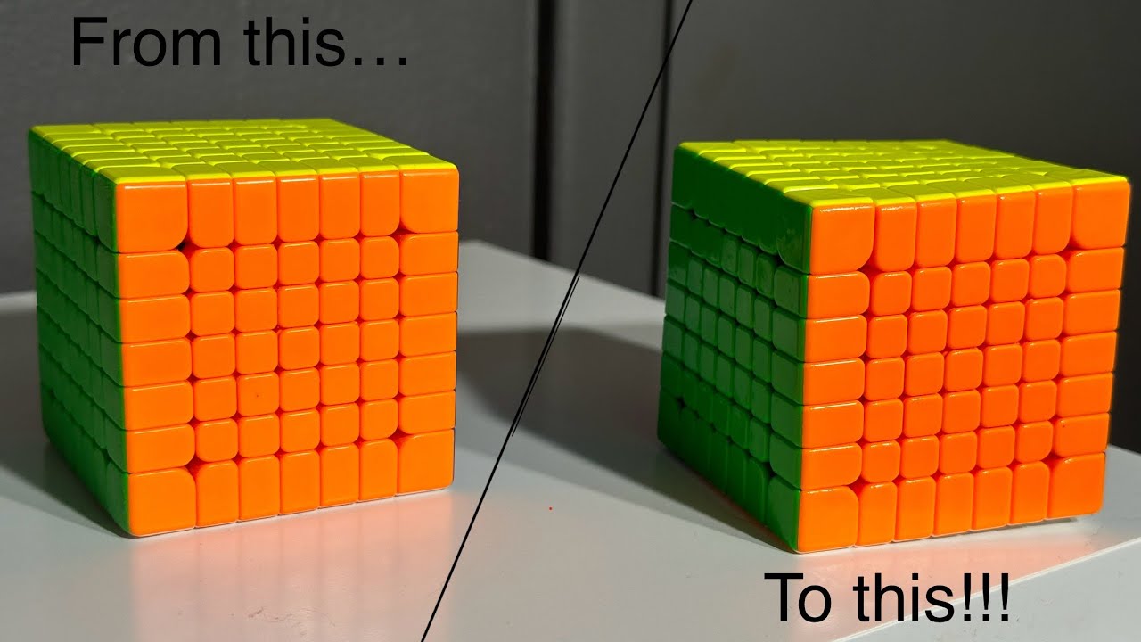 Turorial: How To * “MAGIC CLOTHES” * (Vapor Polish) ANY Rubik’s Cube (10x10 Rubik’s Cube Example)!!!