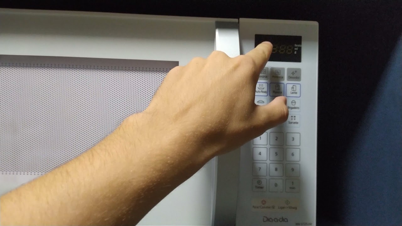 Colocar hora em microondas Panasonic, simples e rápido!