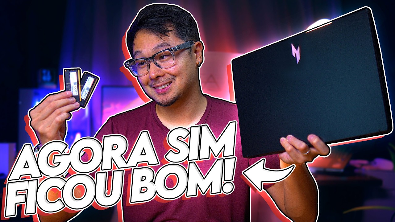 RESOLVEMOS o PROBLEMA do NITRO V15! (na versão R7 7735HS + RTX 4050)