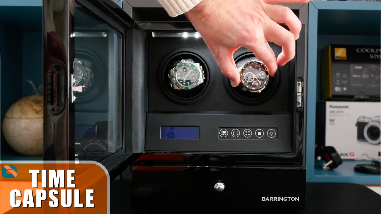Обзор устройства для автоматического подзавода часов Barrington Dual Watch Winder - Time Capsule