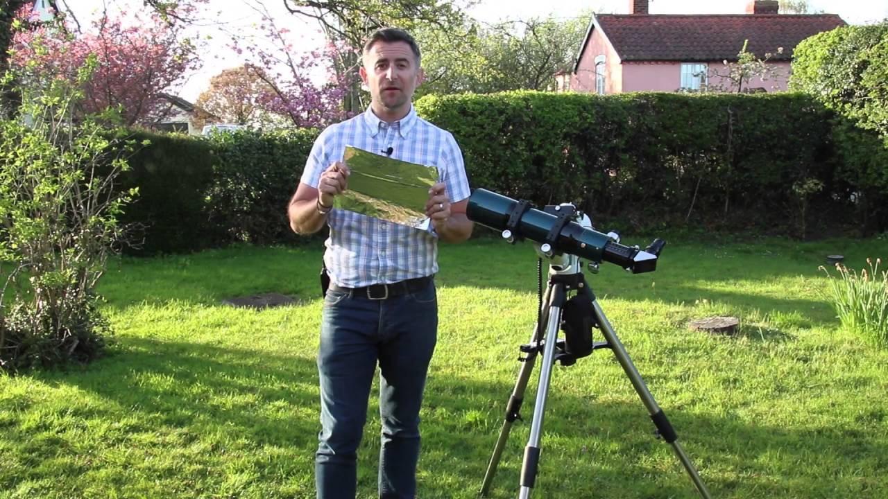 TV astronomer and author Mark Thompson shows how to safely observe the Sun