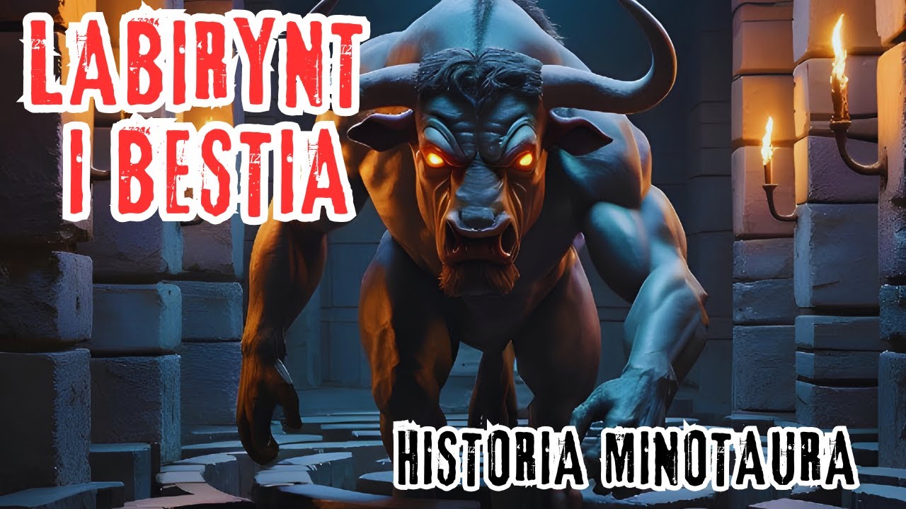 Labirynt I Bestia - Historia MINOTAURA | mitologia | starożytna Grecja | Kreta | Tezeusz | Ariadna