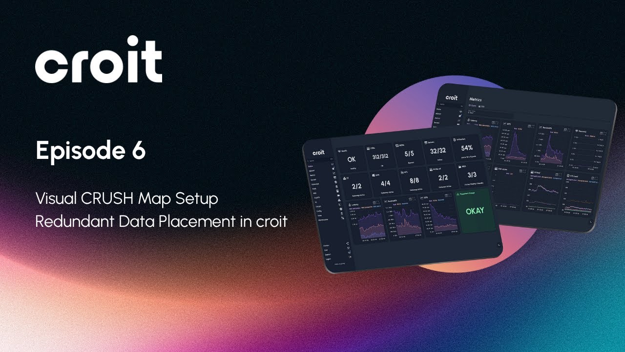 Episode 6: Simplifying the Ceph CRUSH Map – Drag & Drop Redundancy in croit