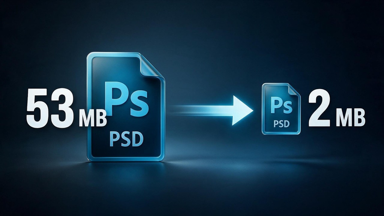 5 Quick Ways to Reduce Photoshop File Size