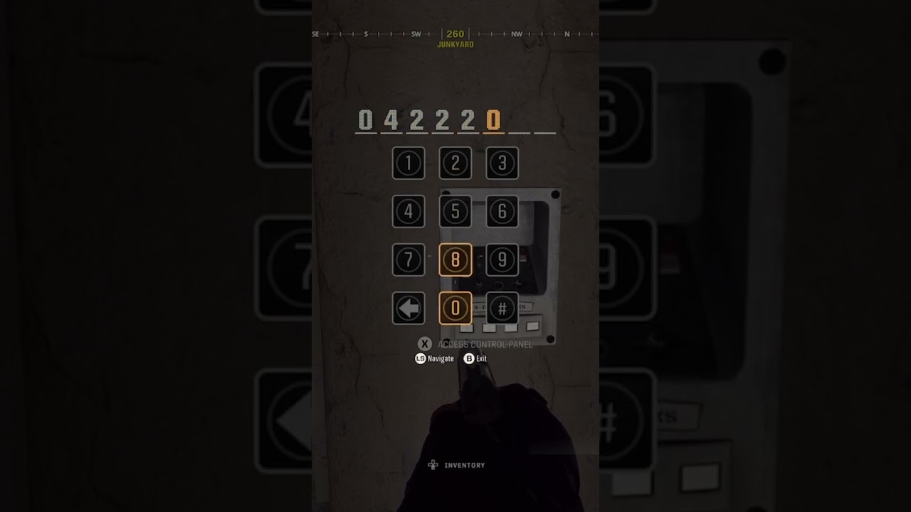 Bunker 01 going inside get right code