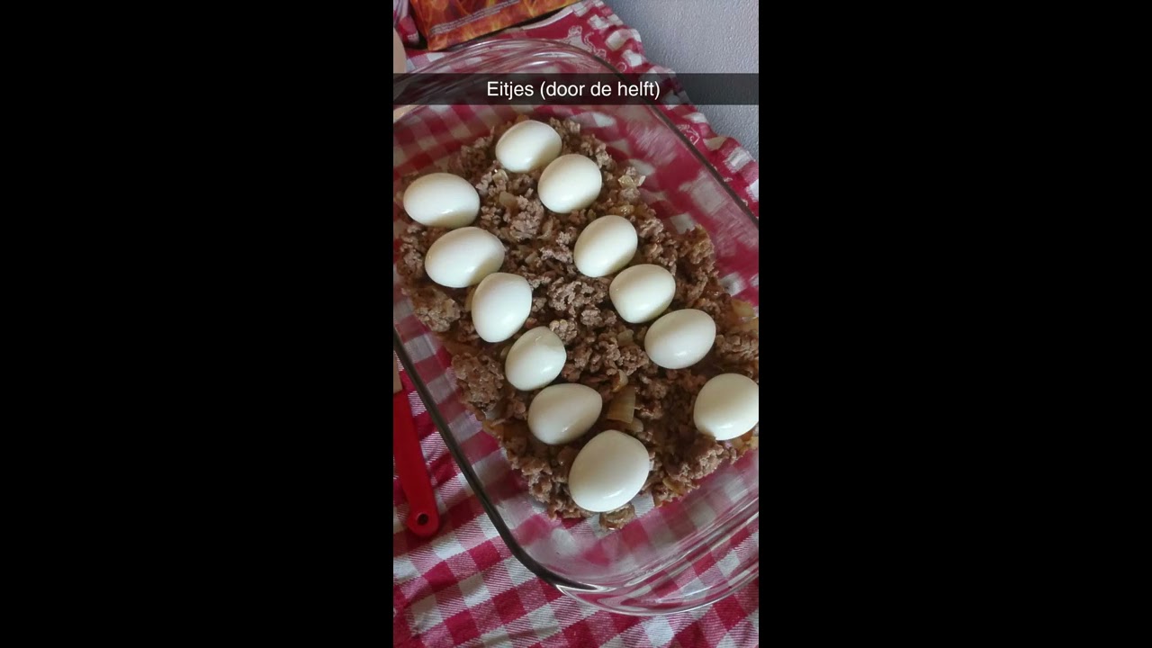 Spinazie Ovenschotel. - Recept / Spinach-Shepherd's Pie