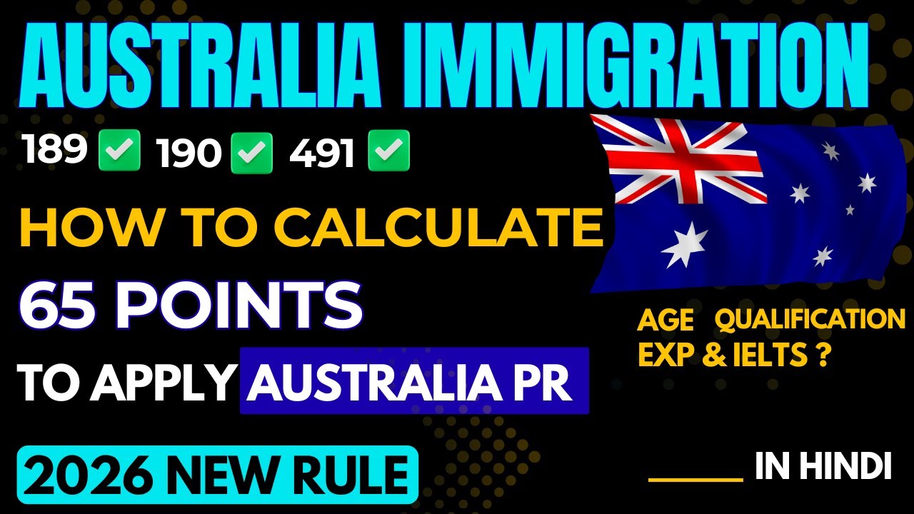 How to Calculate Australia PR Points 2026 | Get Maximum Points for Australian Visa 189 190 & 491