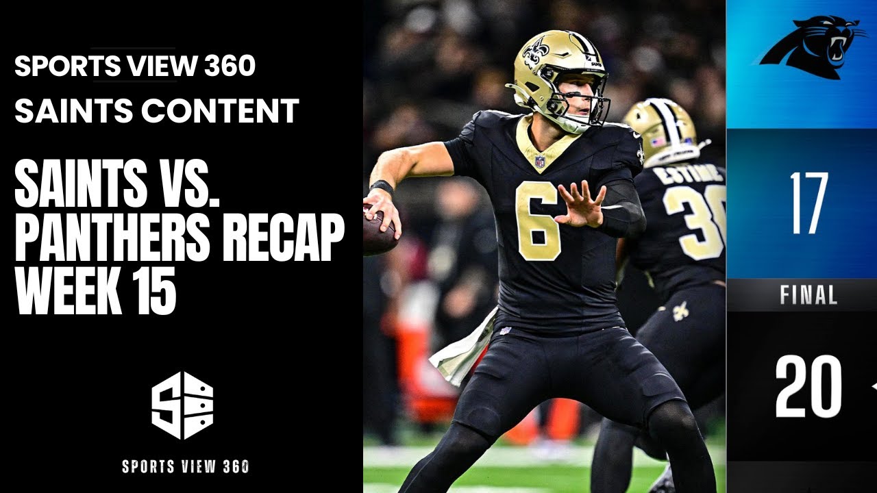 Saints Sweep Season Series With the Panthers (20-17)