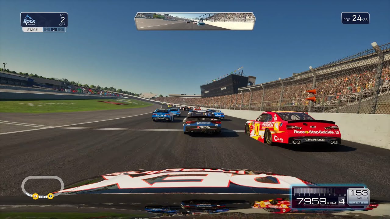 NASCAR 25 | Rockingham | Ford Mustang | AM Racing | Harrison Burton