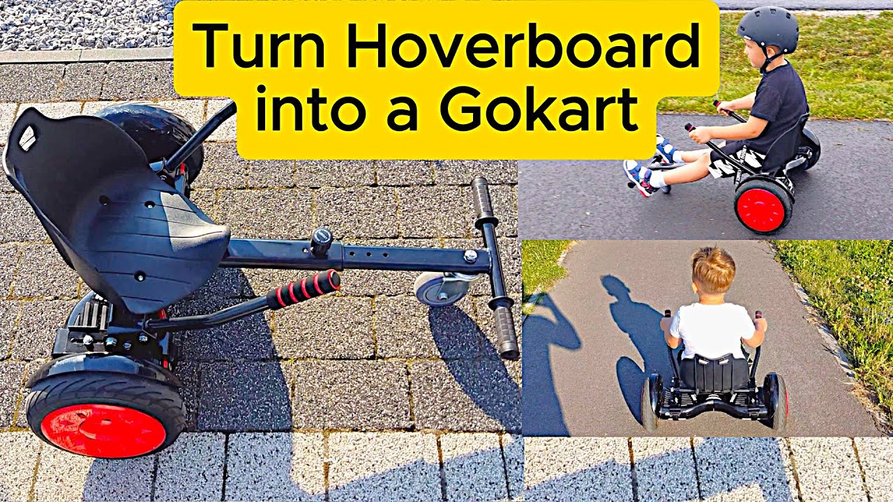 Zmień Hoverboard w Gokarta - Nakładka Go Kart na Hoverboard Unboxing Montaż Testowanie