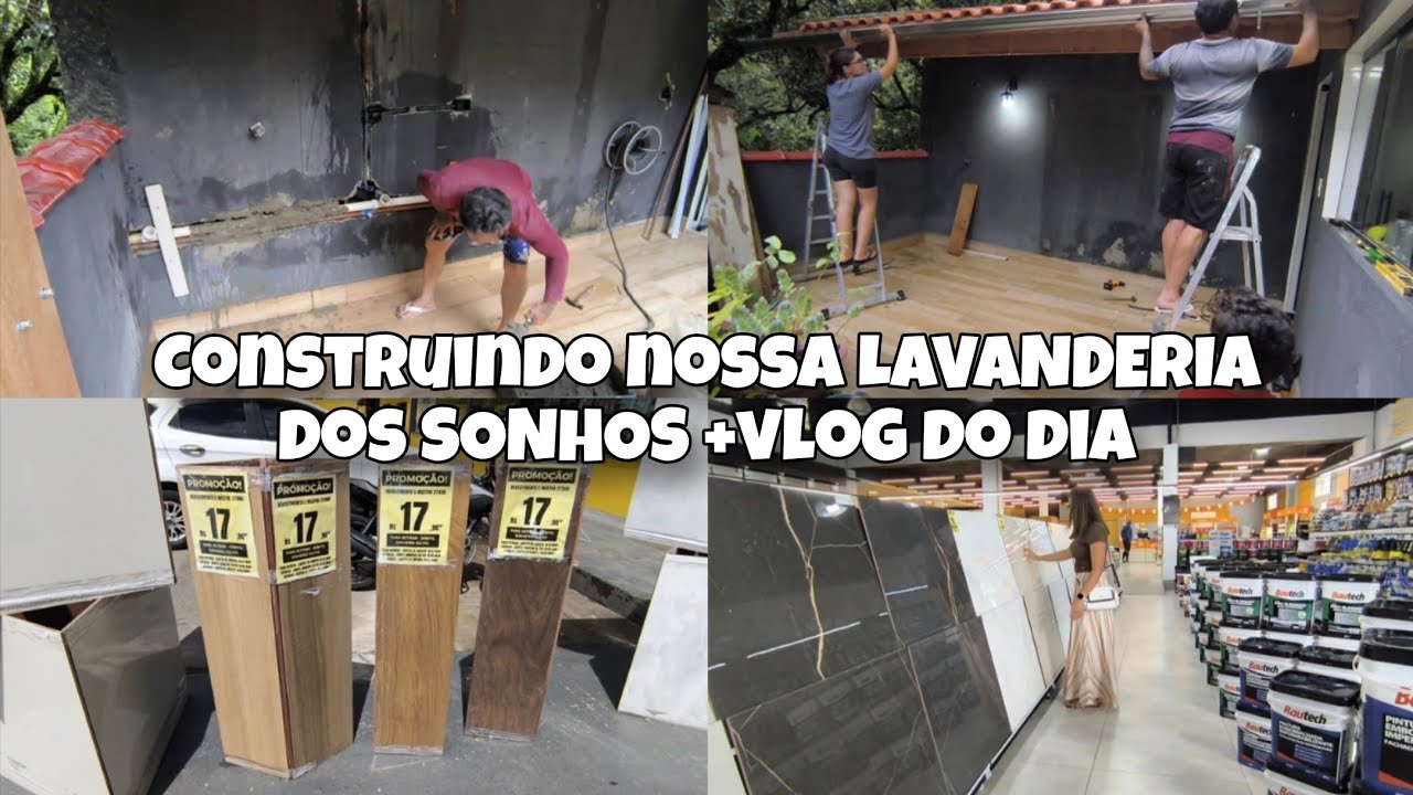 Chegou!! O DIA mais SATISFATÓRIO da OBRA 🤗 | COMPRAMOS os REVESTIMENTO | a obra a todo vapor 