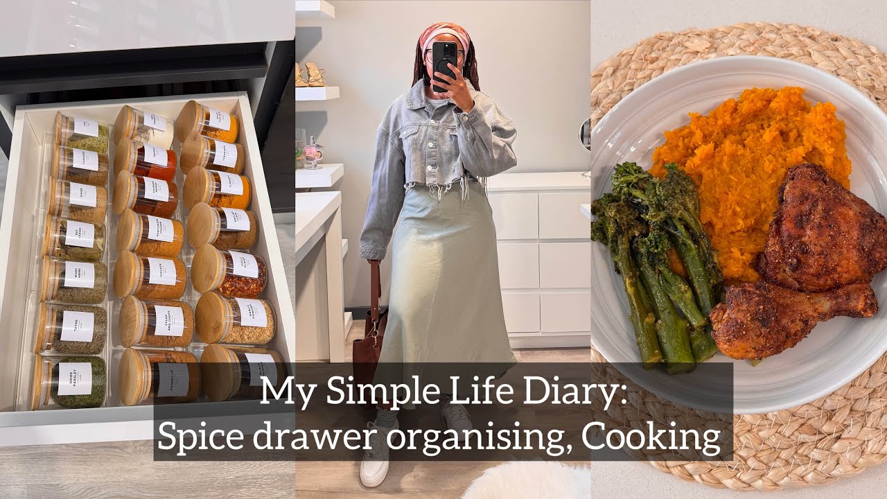 My Simple Life Diary: Spice drawer organisation, cooking