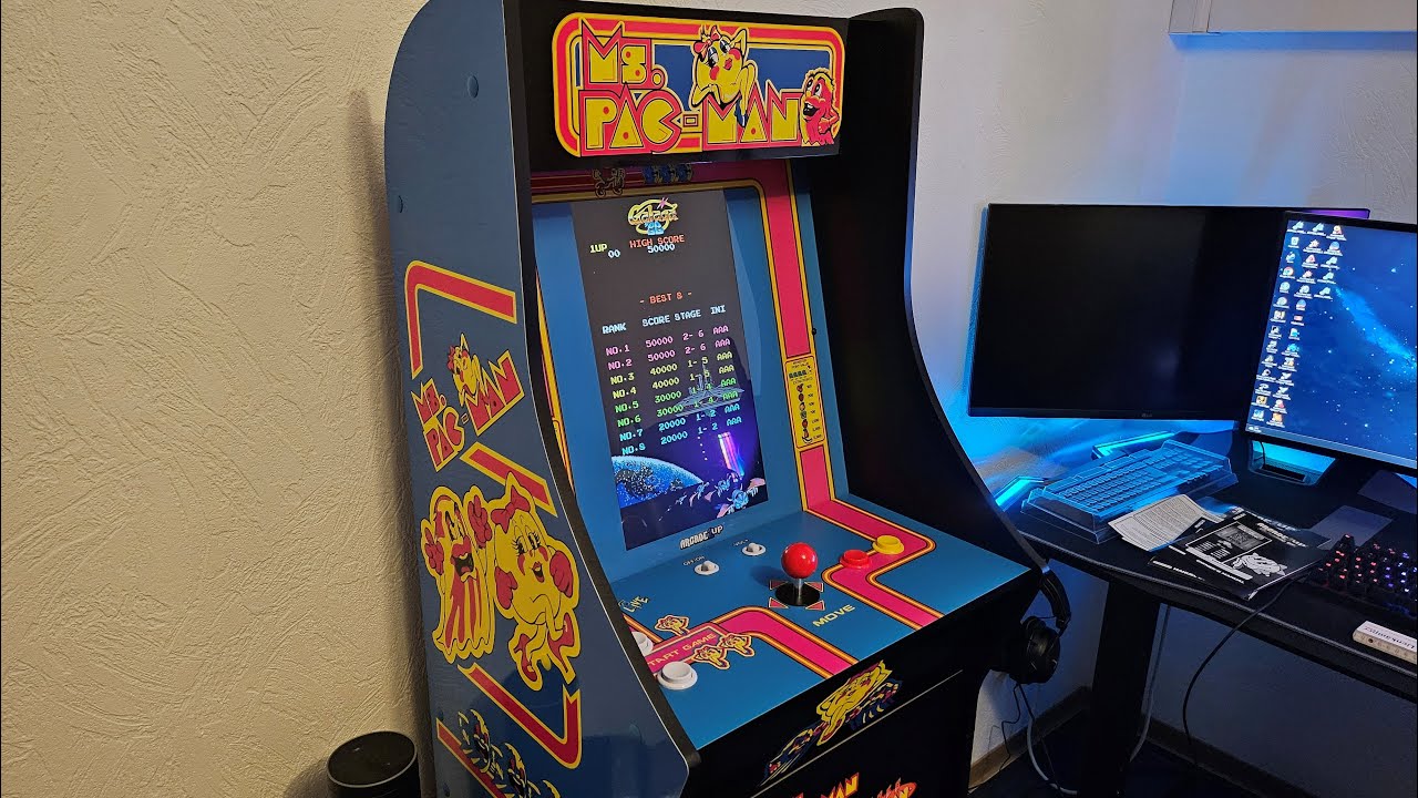 Arcade1up Ms. Pac-Man: Aufbau und Test