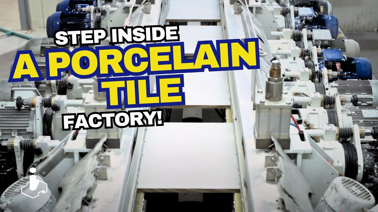 How are PORCELAIN TILES made for terraces, balconies, or driveways?