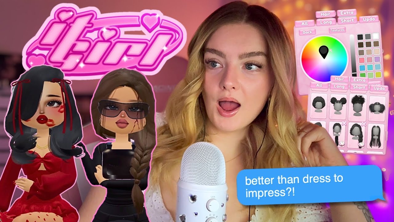 ASMR lets play roblox IT GIRL 💖 better than dress to impress?!