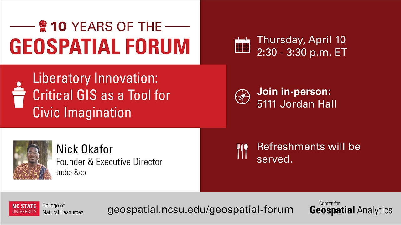 Geospatial Forum: Nick Okafor
