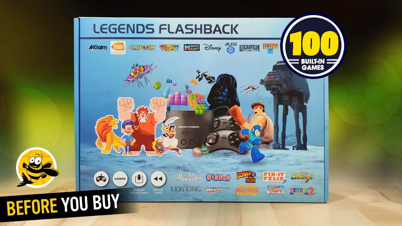 AtGames Legends Flashback (2019) - First Look, Unboxing and Game Test!