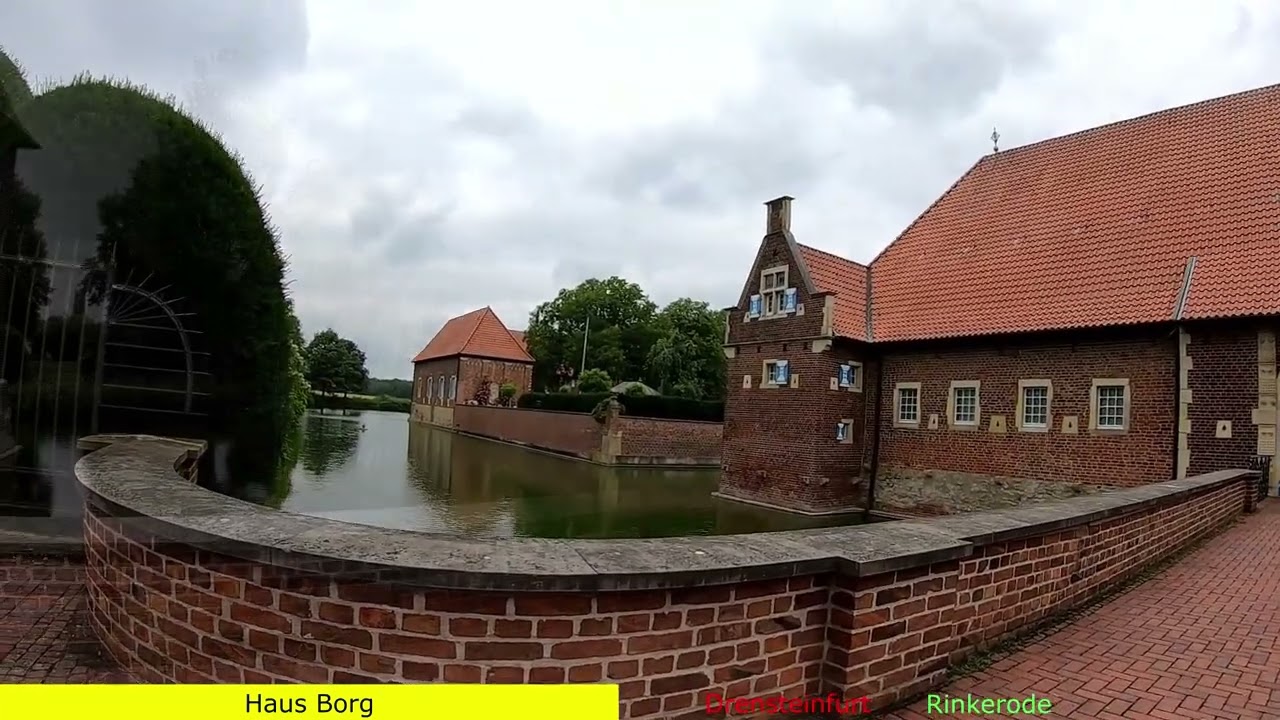 Rinkerode in der Stadt Drensteinfurt  // Radwandern Videomaterial zur Strecke kein Film