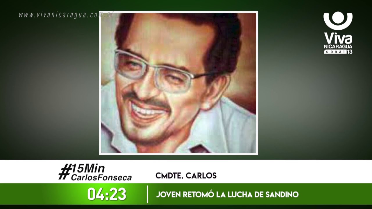 15 Minutos: Entrevista con Carlos Fonseca Terán, hijo del Padre de la Revolución