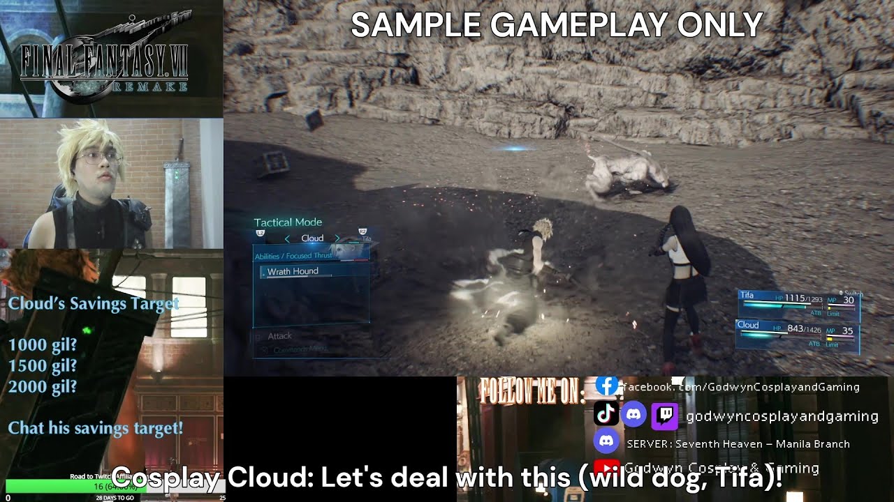 FFVII Roleplay Stream: Speak with Cloud Strife First-Hand!