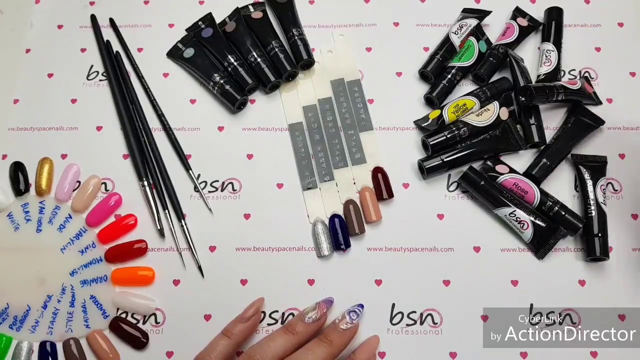 N O V I T A' 5 nuovi Painting Gel senza dispersione UV e Led | Beauty Space nails