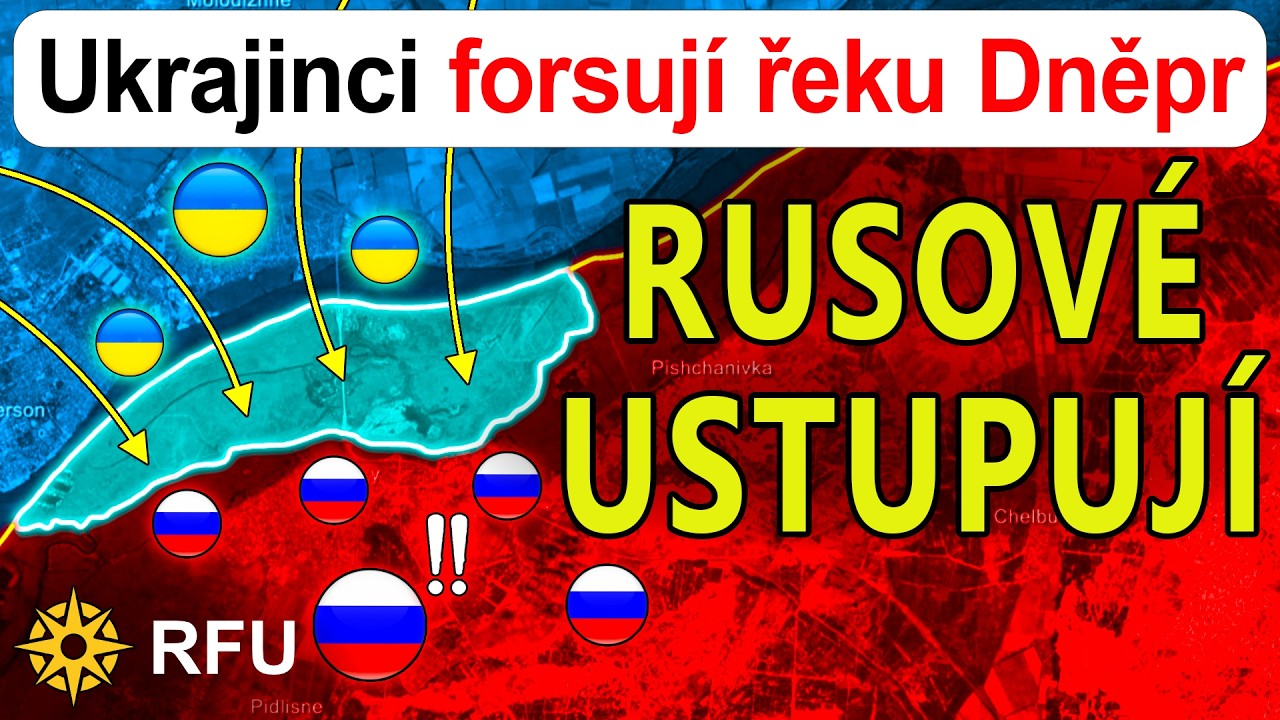 Ukrajinci provedli úspěšný vícestupňový úder na ostrovy na Dněpru | RFU News