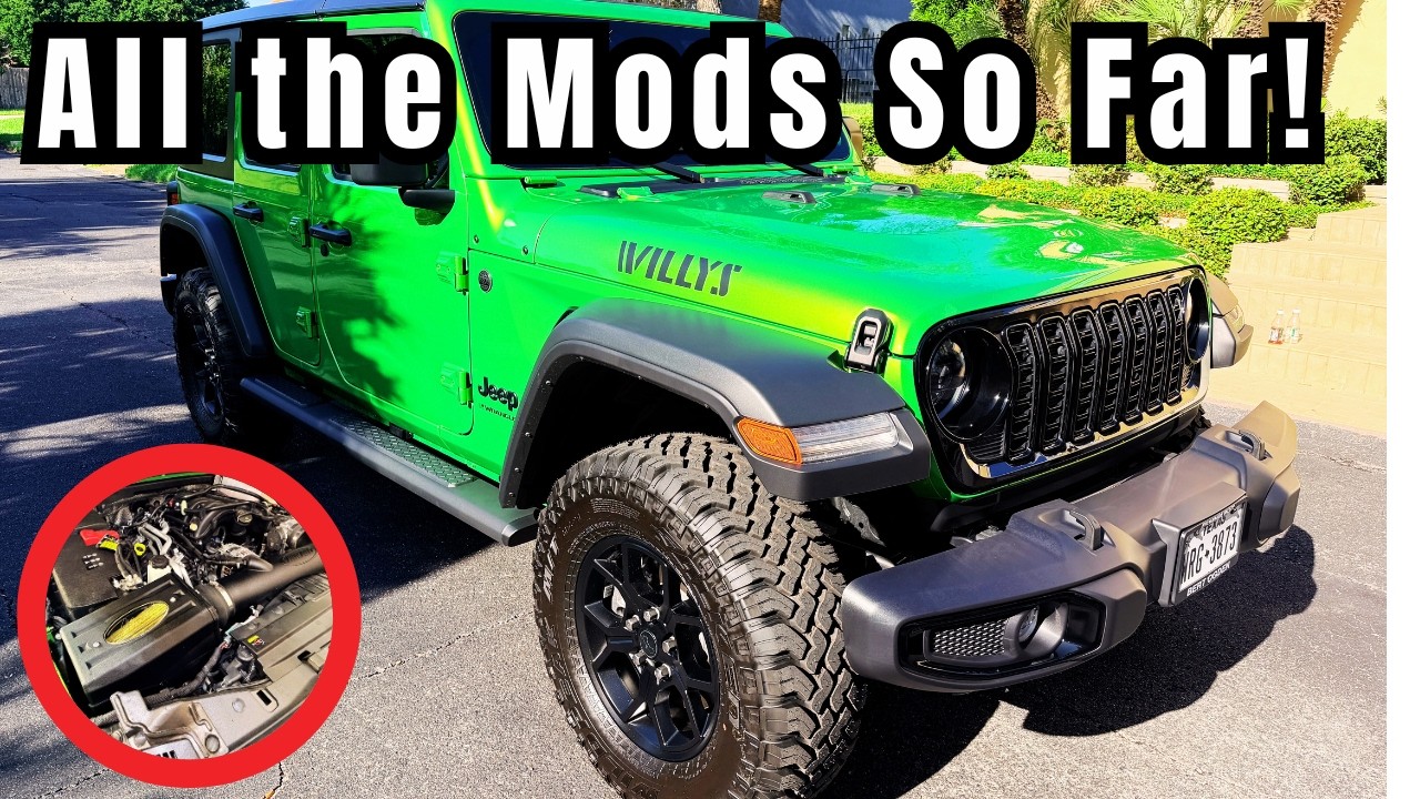 Все модификации Jeep Wrangler на данный момент
