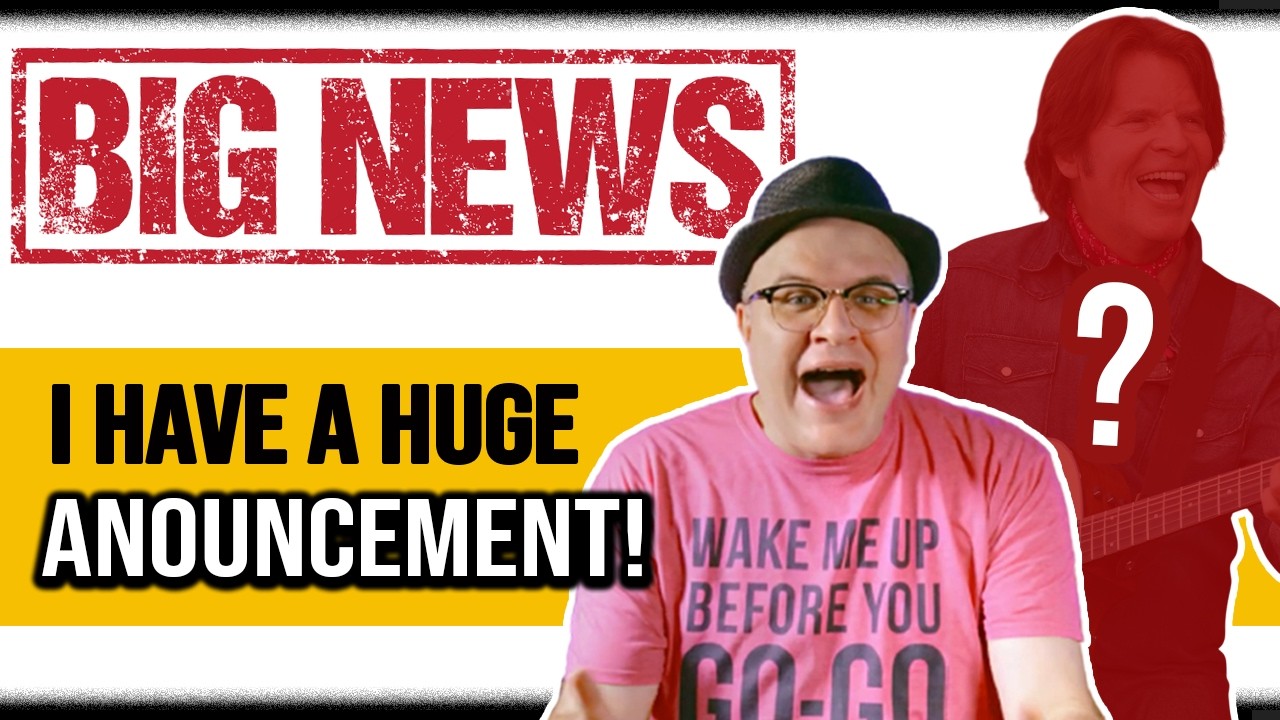 BIG NEWS!  I Have a HUGE ANNOUNCEMENT That I Can FINALLY REVEAL! | Professor of Rock