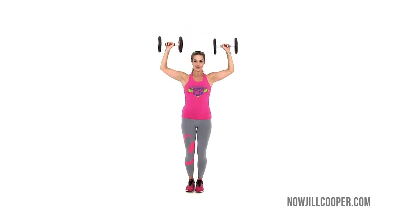 Jill Cooper Pesi Glutei e Spalle Sala Pesi a Casa