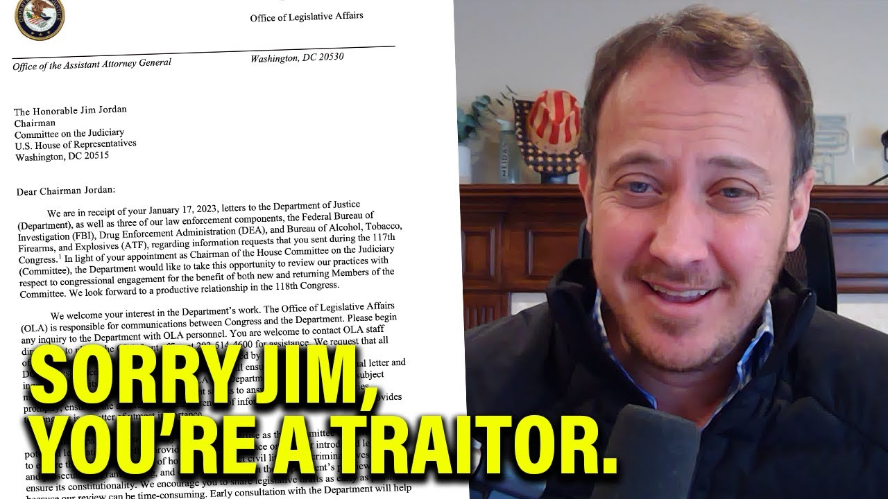 DOJ completely SLAMS Jim Jordan and MAGA House Members for UNLAWFUL Requests