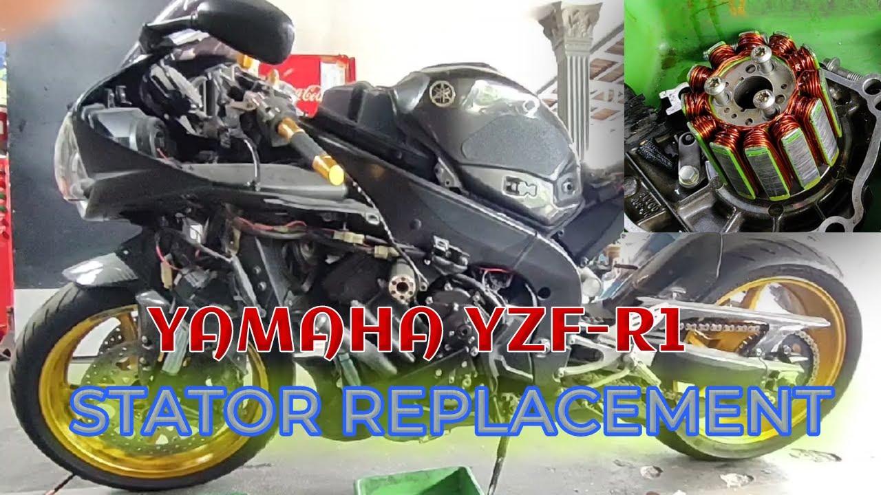 YAMAHA YZF-R1 STATOR REPLACEMENT | PENGGANTIAN SPUL YAMAHA YZF-R1