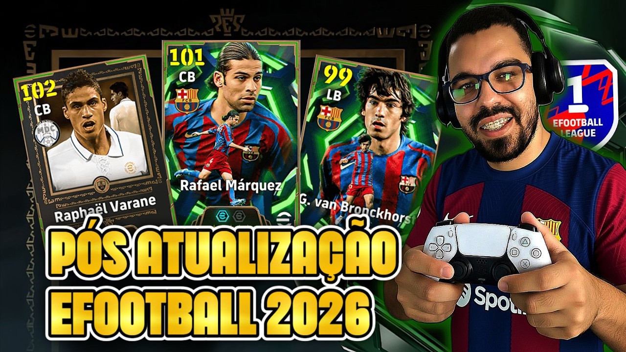 🚀 SEGUNDA PÓS ATUALIZAÇÃO NO EFOOTBALL 2026 - Live 175