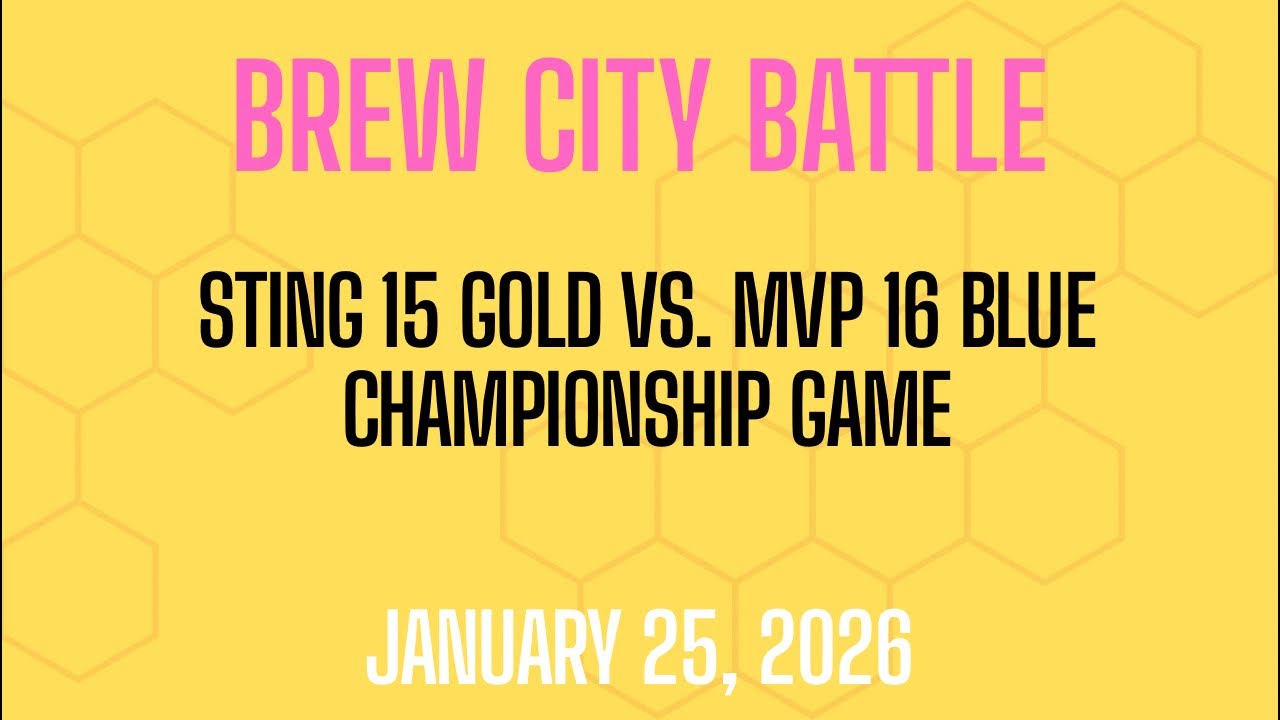 Milwaukee Sting 15 Gold vs MVP 16 Blue | Championship Game