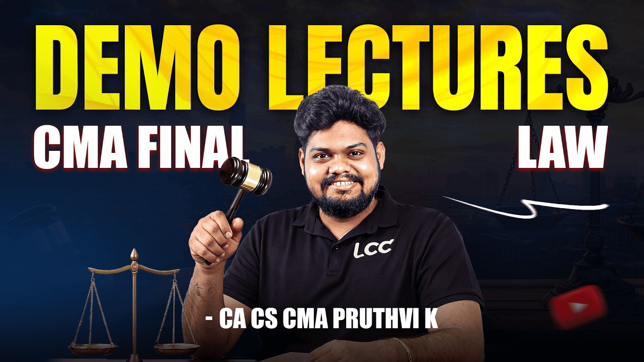 Demo 4 || CMA Final || Regular classes ||Company Formation Part 4