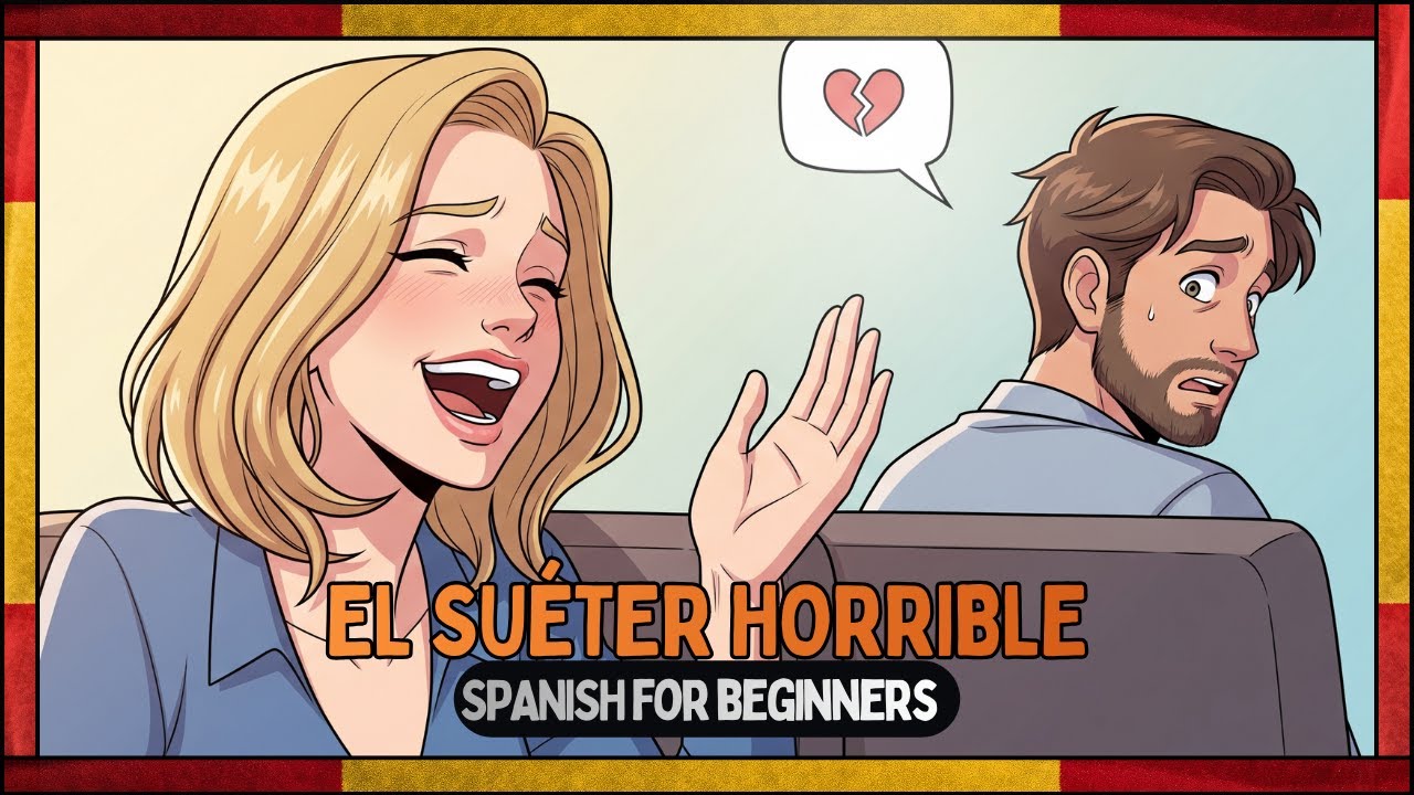 ¡Qué vergüenza! The Awkward Gift Mistake | Easy Spanish Listening (A2)