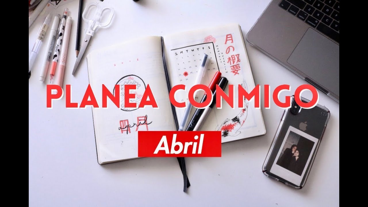 Planea conmigo ABRIL 2018 // Bullet journal ft. diywithsofia