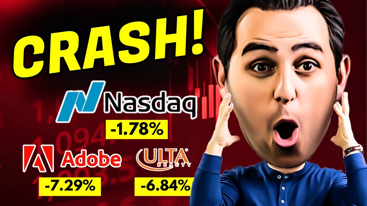 The Stock Market is FLASHING Red Today | Adobe & Ulta Earnings CRASH