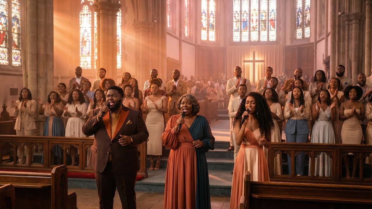 When He Stays — Sunset Gospel Worship | Soulful Church Praise & Powerful Choir