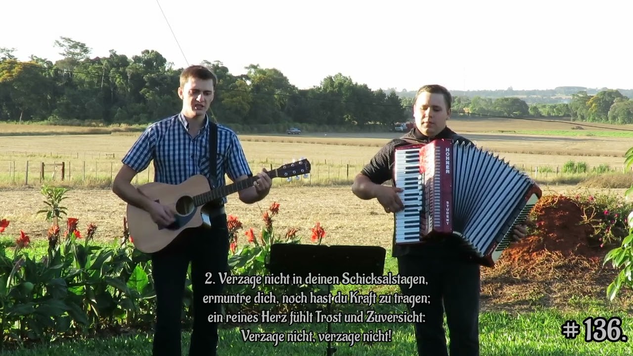 Verzage nicht in deinen Kummertagen