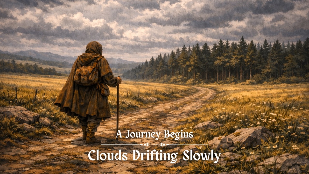 Clouds Drifting Slowly | Relaxing Medieval Music | A Journey Begins #4