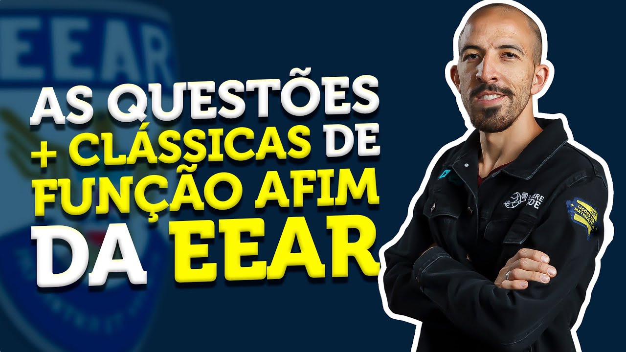 Função Afim na EEAR: Revisão Matemática EEAR 2023