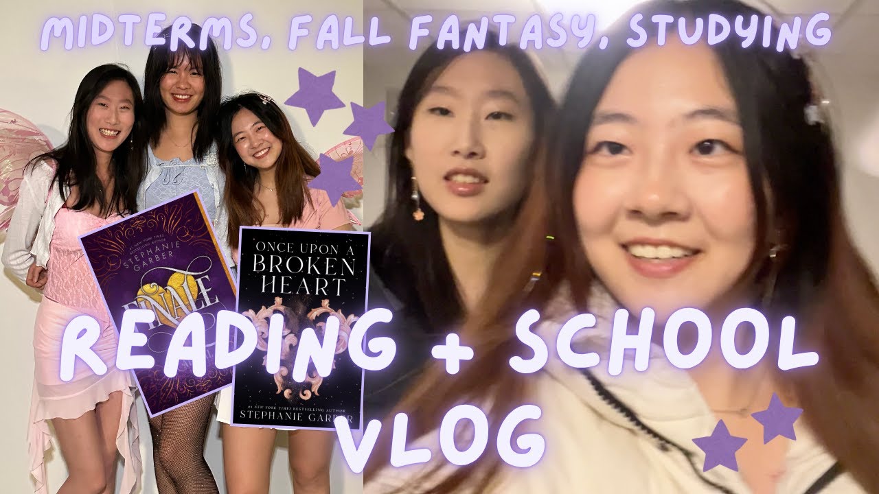 reading + school vlog 🌟 | galloween, midterms, university