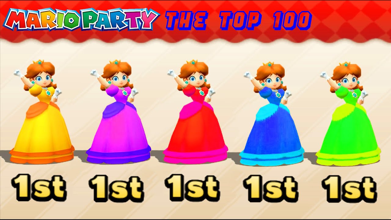 【マリオパーティ100ミニゲームコレクション】デイジーVsピーチVsルイージVsワルイージ(COM最強 たつじん)