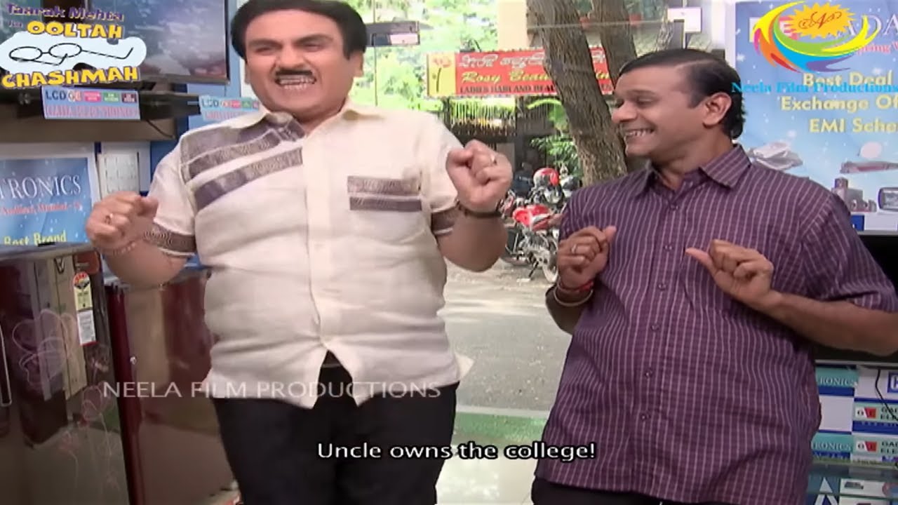 Ep 1705 - Tapu Sena Goes To College | Taarak Mehta Ka Ooltah Chashmah | Full Episode | Taarak Mehta