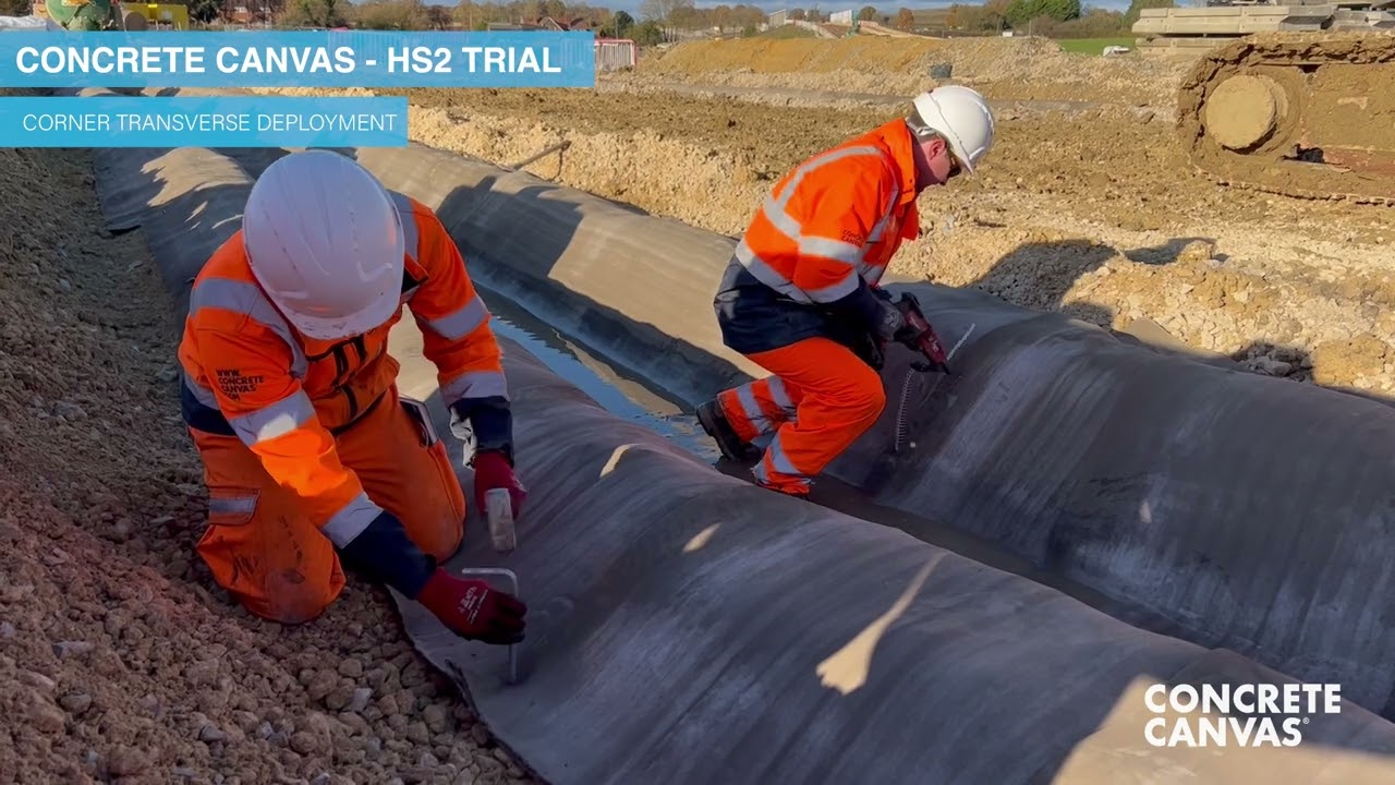 Concrete Canvas - HS2 Trial
