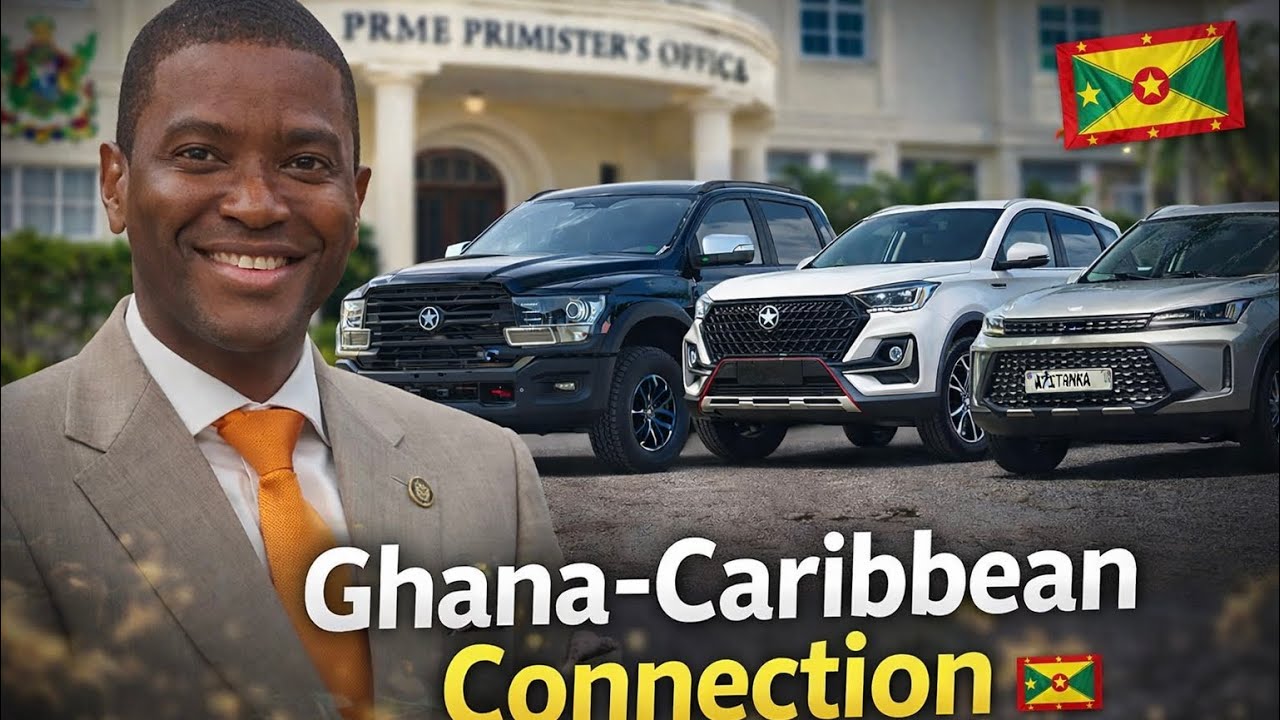 Showcasing Kantanka cars to the Prime Minister of Grenada 🇬🇩 