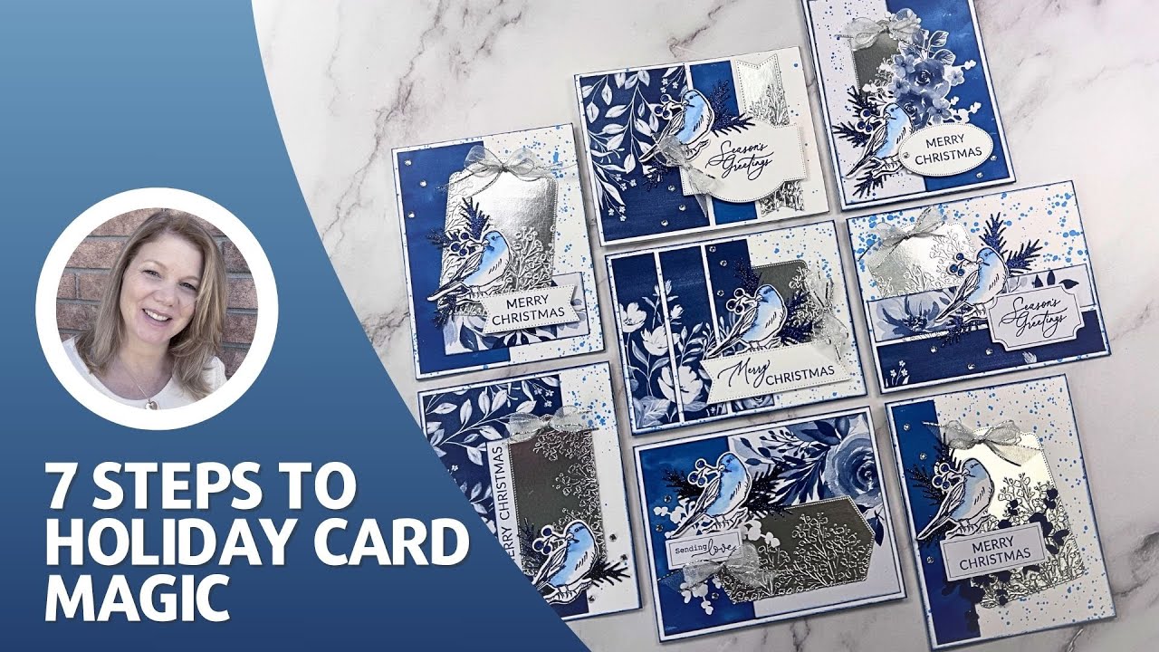 Turn Any Card Kit into Christmas Magic! | Stampin' Up! Beautiful Blues | CDT Collaboration
