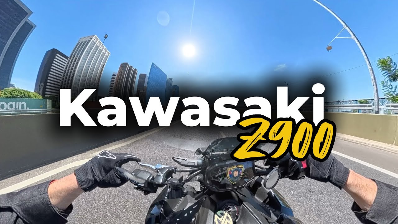 Kawasaki z900 / exhaust sound / full 4k 2